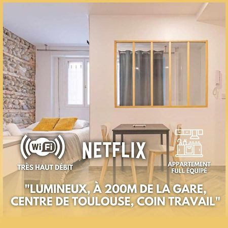 Grand Studio Avec Espace De Travail Тулуза Экстерьер фото