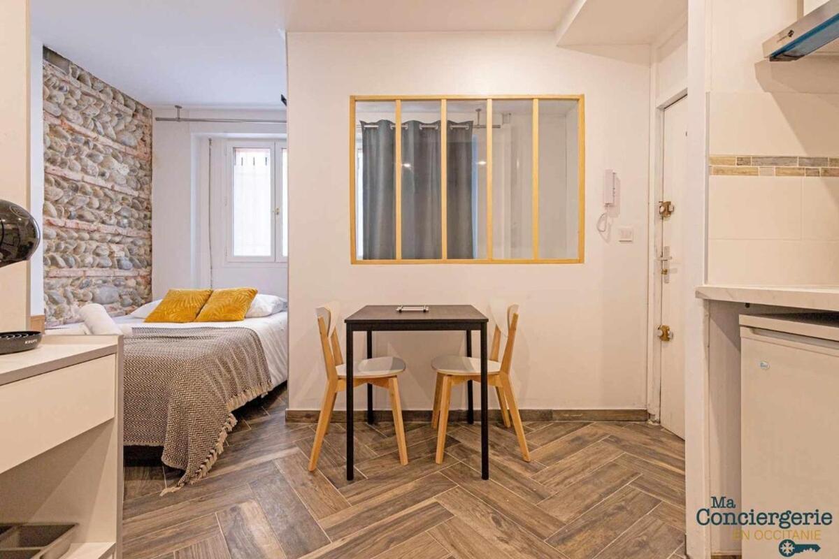 Grand Studio Avec Espace De Travail Тулуза Экстерьер фото