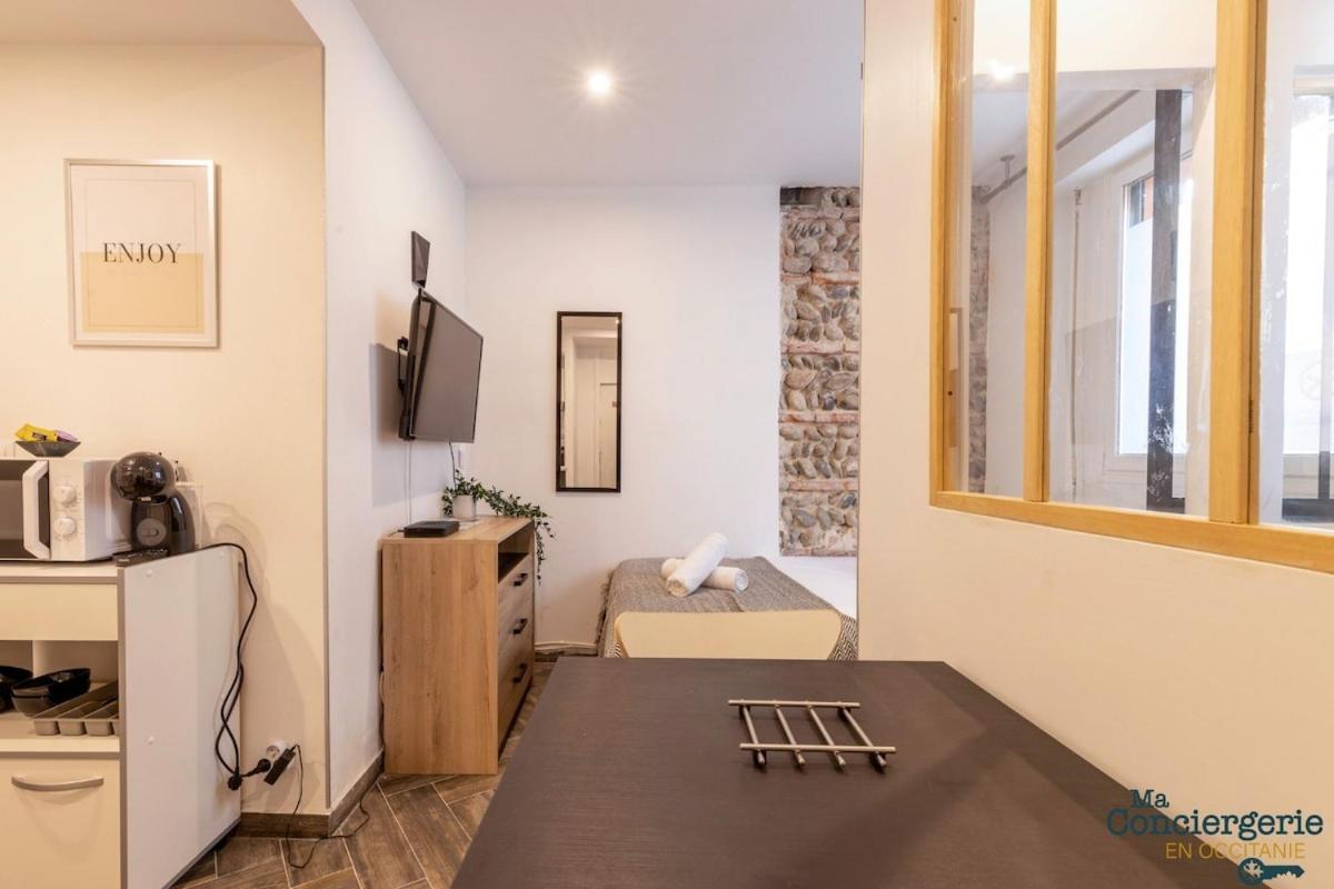 Grand Studio Avec Espace De Travail Тулуза Экстерьер фото